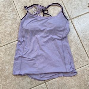 Tank with built in sports bra